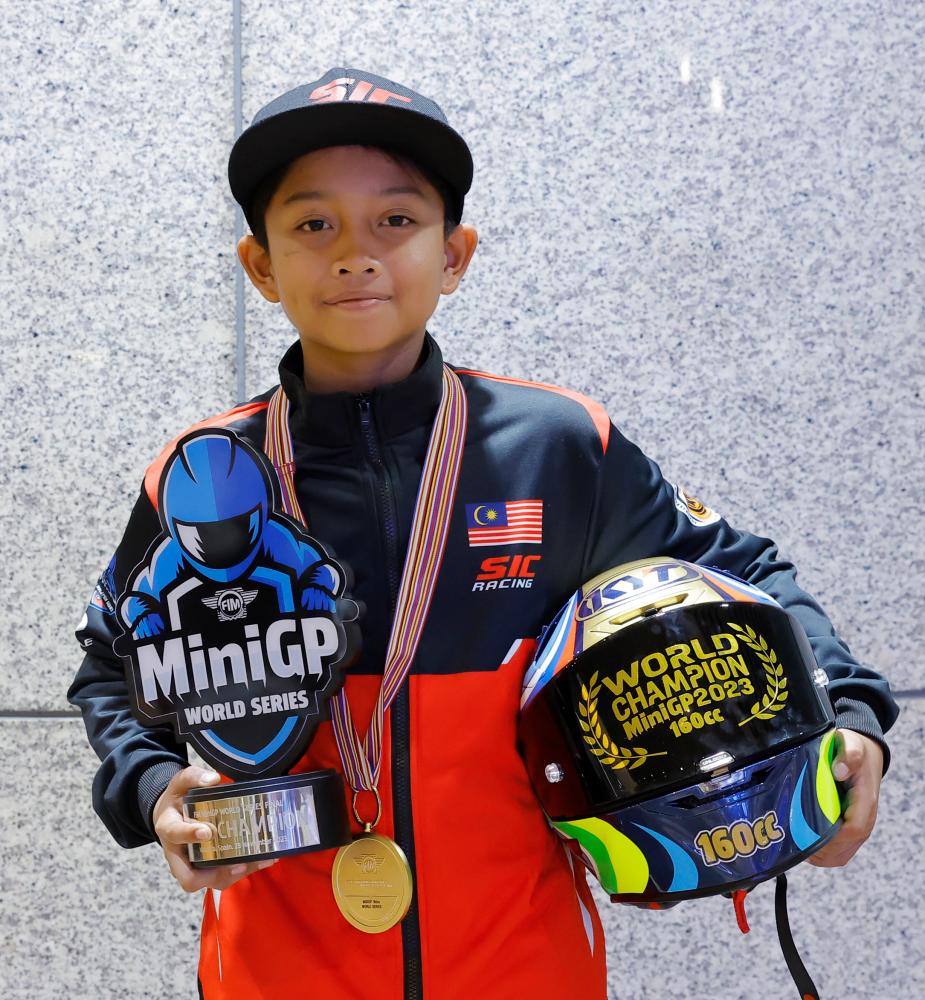 Terengganu govt to reward sensational young motorcycle racer Qabil Irfan