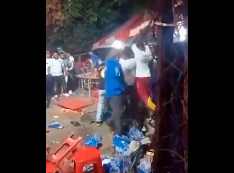 Tiga lelaki ditahan bergaduh depan kuil