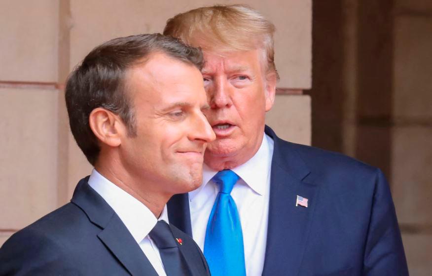 Trump accuses France’s Macron of pandering to China