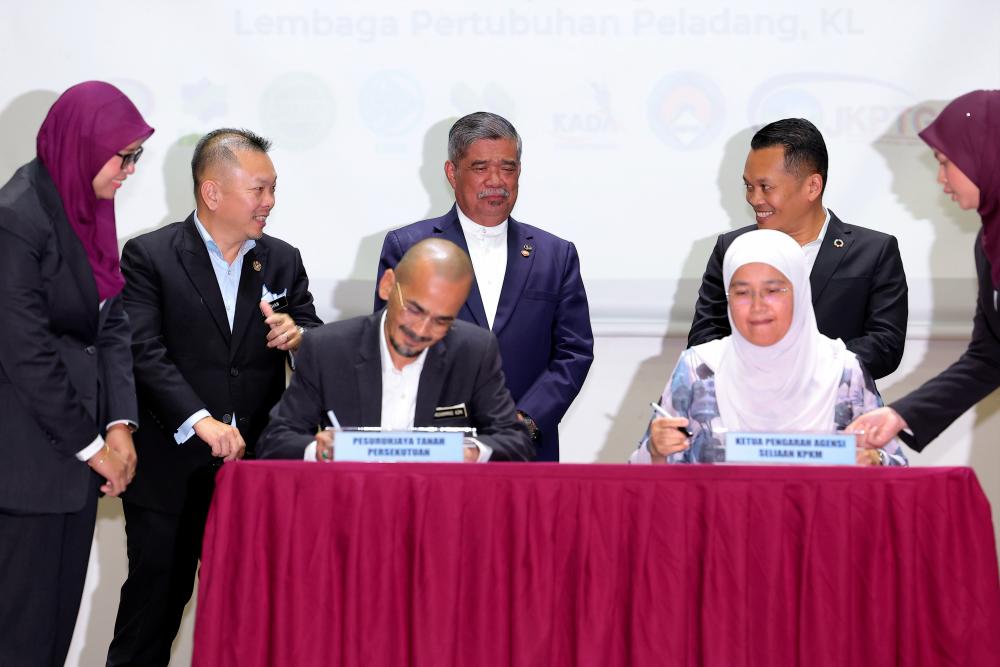 Tujuh badan berkanun KPKM diberi pajakan tanah usaha kawasan pertanian