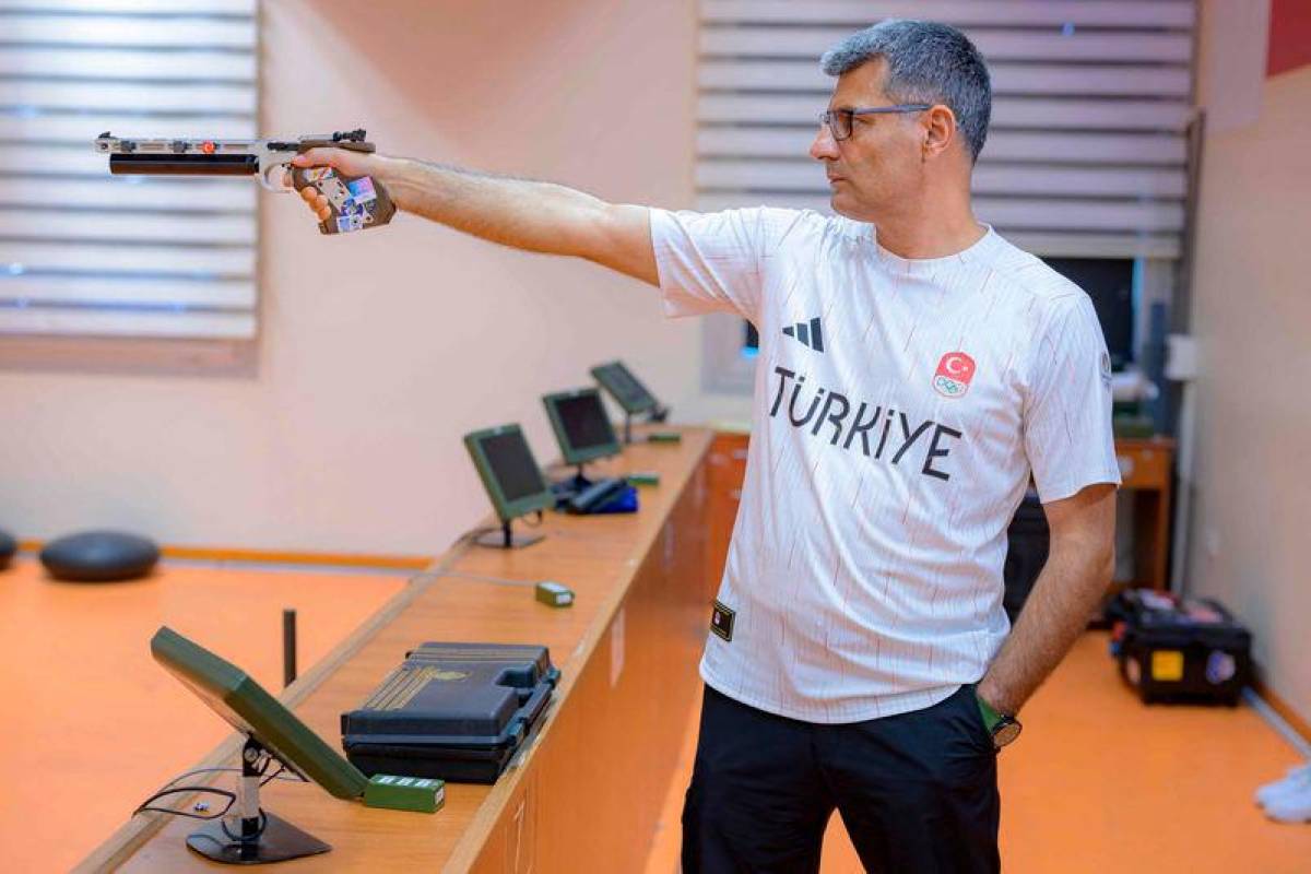 Turkish Olympic shooter aims to trademark viral stance Turkish Olympic shooter aims to trademark viral stance