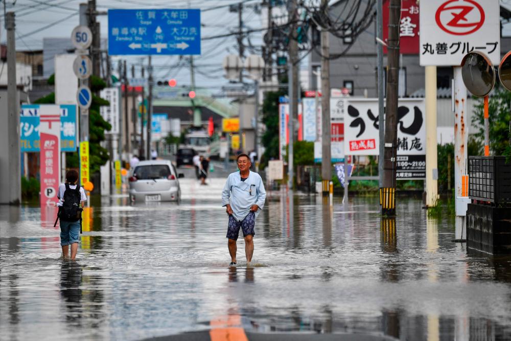 Two dead in southwestern Japan after ‘heaviest rain ever’