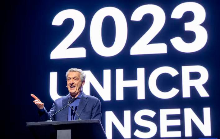 UN refugee agency says record 117 mln people forcibly displaced in 2023