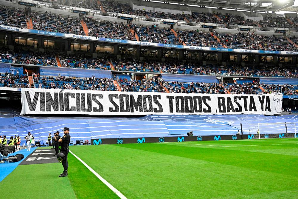 Vinicius hate crime suspects banned from Spanish stadiums Vinicius hate crime suspects banned from Spanish stadiums