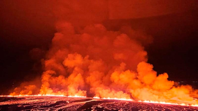 Volcano in Iceland erupts for fifth time since December Volcano in Iceland erupts for fifth time since December