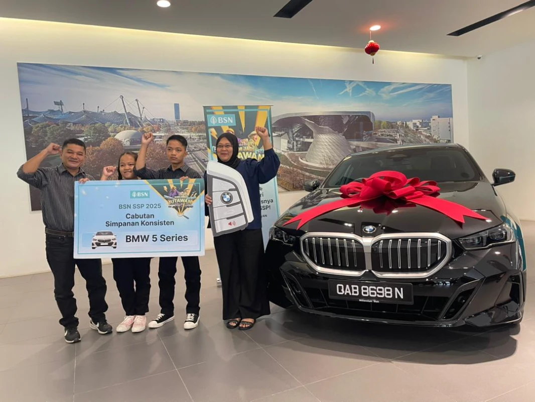 Teen saving like a pro, winning a BMW like a boss