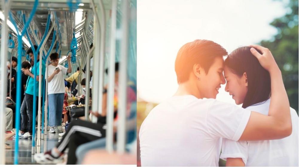 Young couple harassed by older man for alleged inappropriate PDA in MRT Young couple harassed by older man for alleged inappropriate PDA in MRT