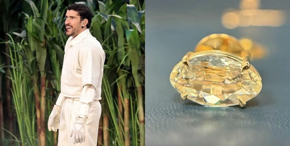 bad-bunny Bad Bunny Wears Desert Diamond to Perform at Super Bowl LX On February 8, 2026, In Santa Clara, California