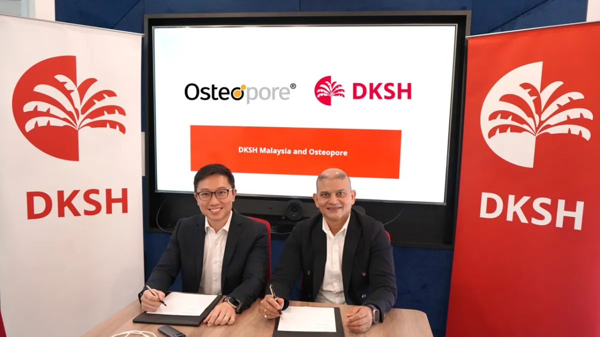 dksh-x-osteopore DKSH to market, distribute Osteopore's advanced dental products in Malaysia