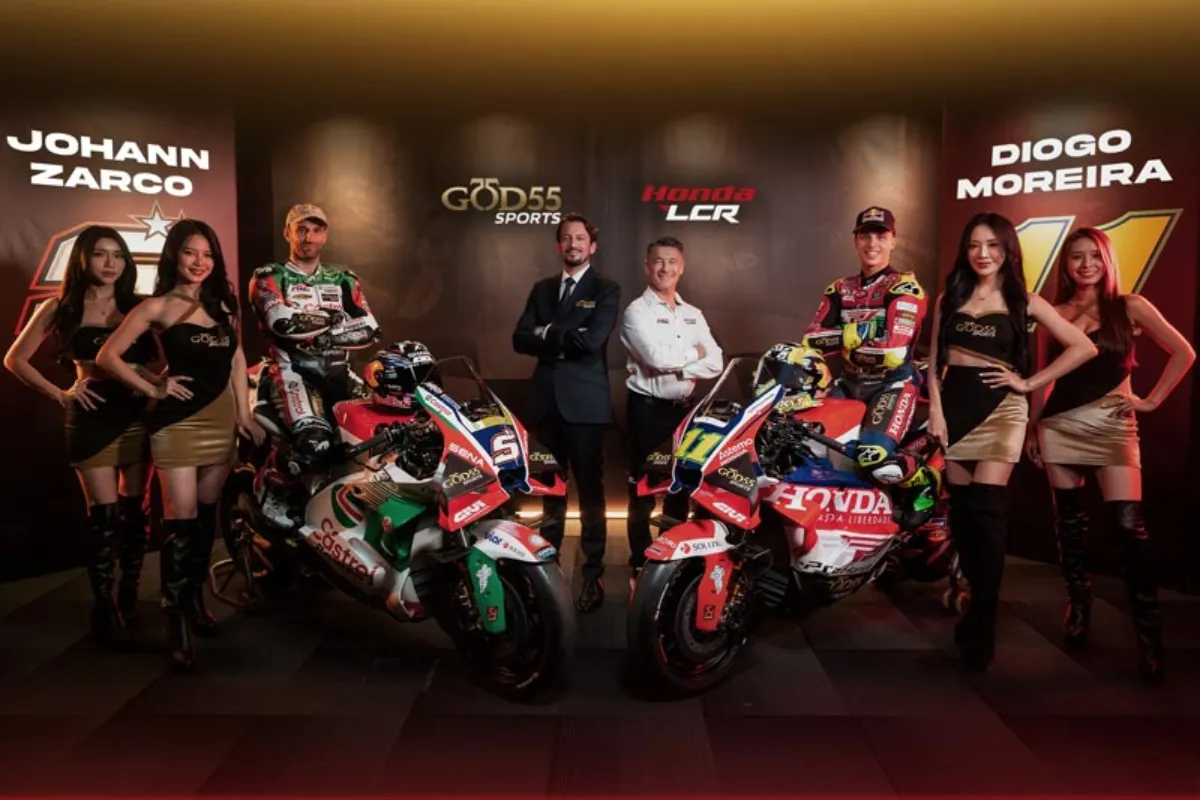 god55 GOD55 Sports Honored to Partner With Honda LCR Team in MotoGP
