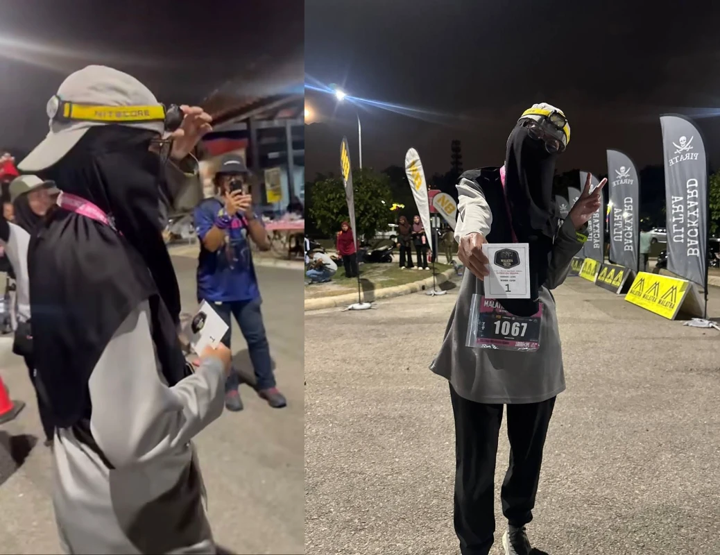 Muslim woman wins 100km marathon in hijab, niqab