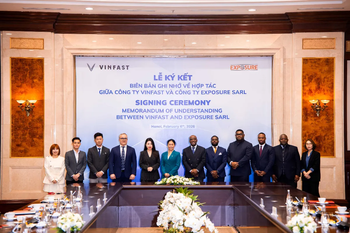 vinfast-exposure-sarl VinFast and Exposure SARL Sign Mou to Promote Green Transportation in The Democratic Republic of Congo