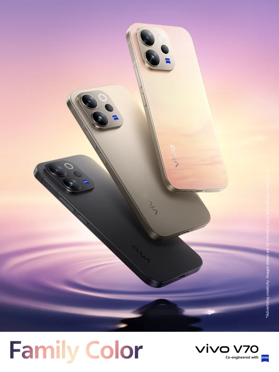 vivo V70 arrives in Malaysia with Golden Hour colour