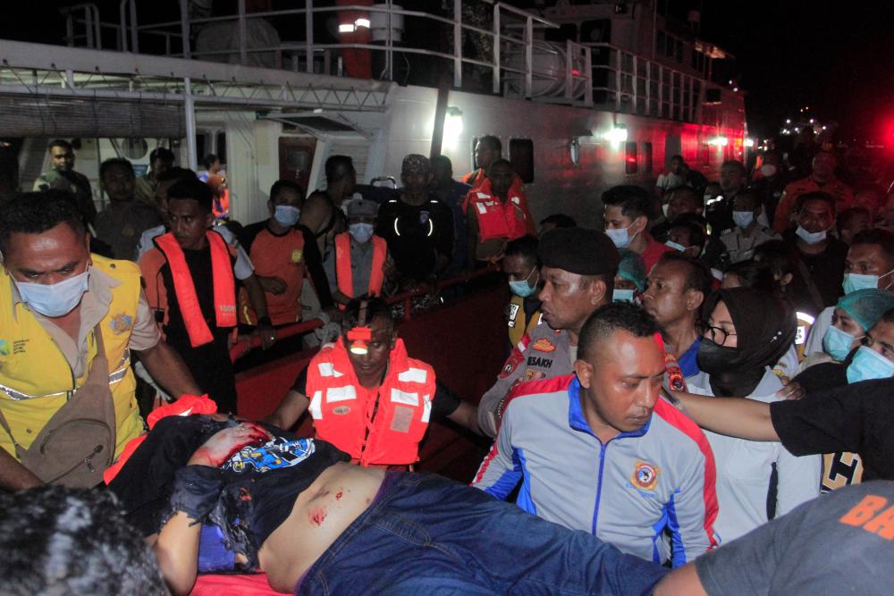 14 dead after Indonesia’s east Nusa Tenggara boat caught fire