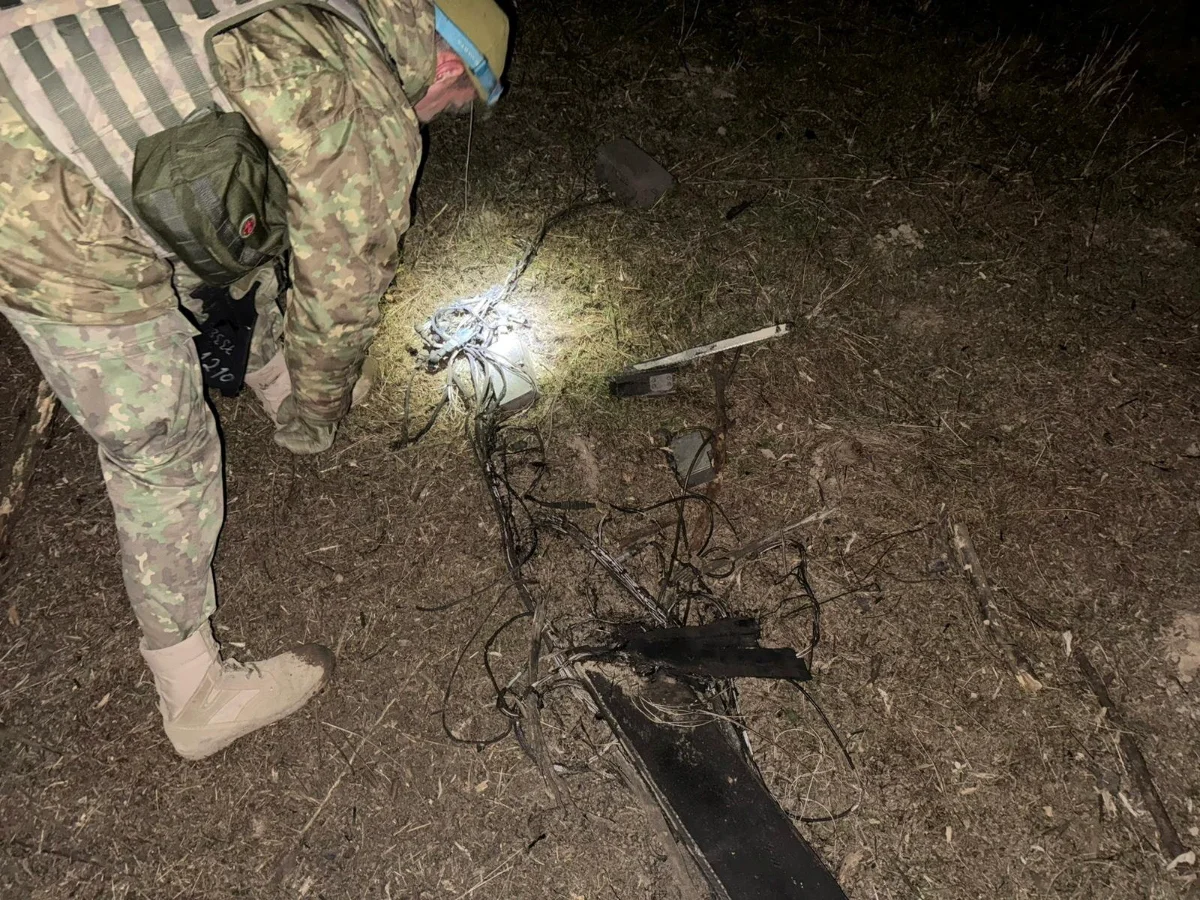 Drone from Ukraine conflict crashes in Romanian village