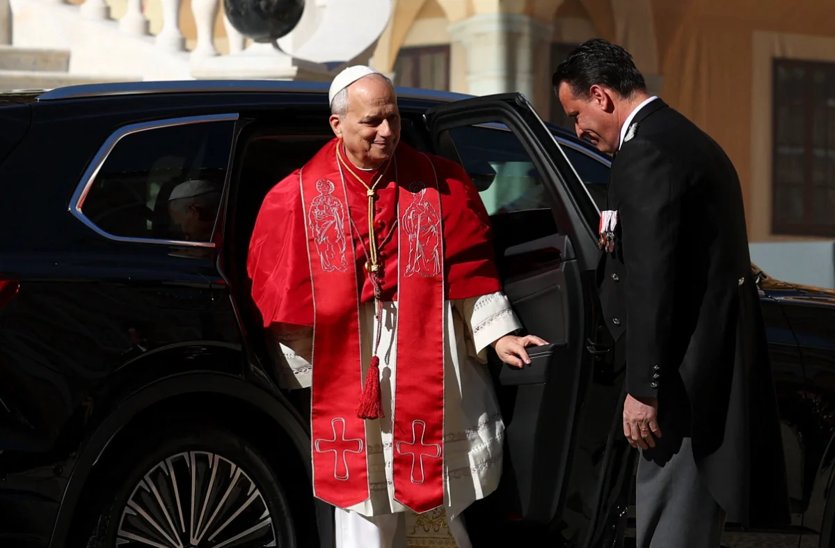 Pope Leo XIV makes surprise Monaco visit for first western Europe trip