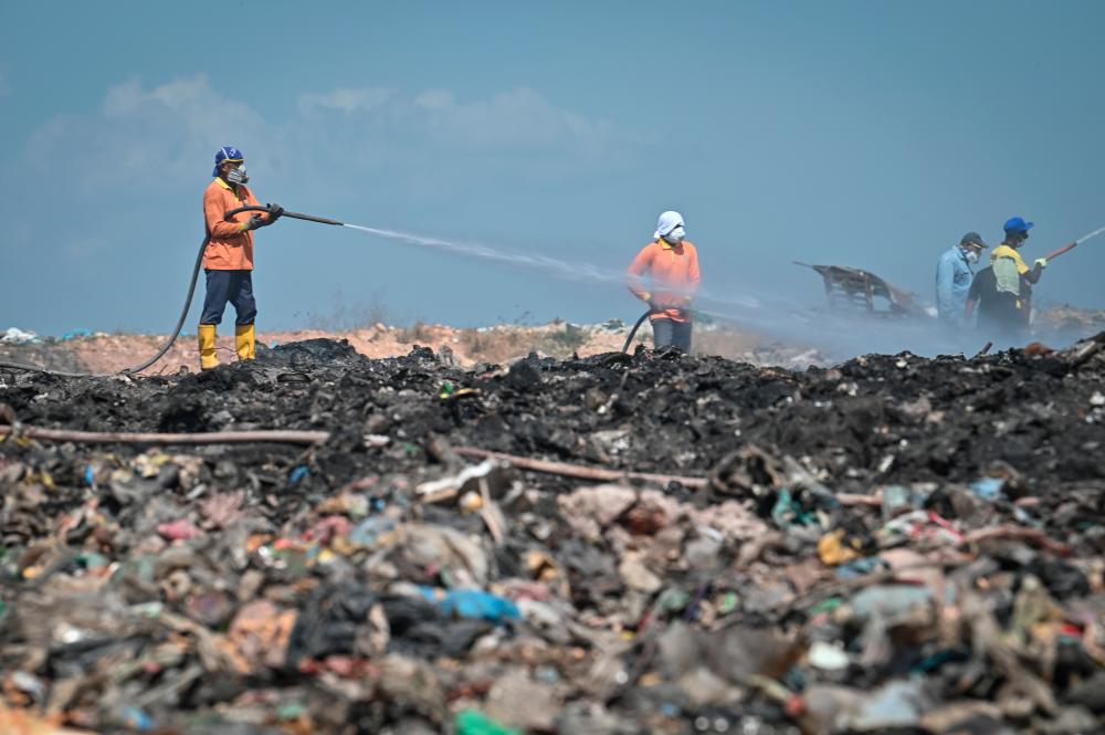 42 pct of Pulau Burung landfill fire extinguished