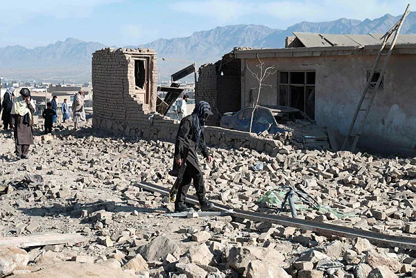 AFGHANISTAN-PAKISTAN-CONFLICT- Afghan govt says Pakistan strikes Kabul and border provinces