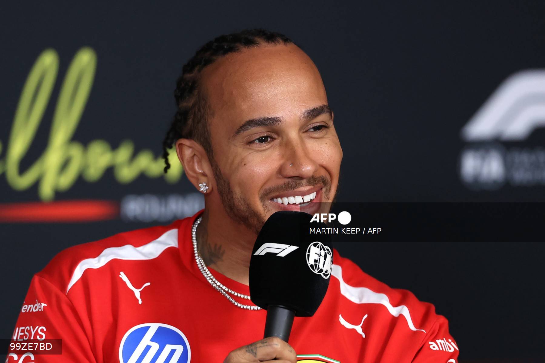 AUTO-PRIX-F1-AUS Hamilton reveals sequel in the works to blockbuster 'F1: The Movie'