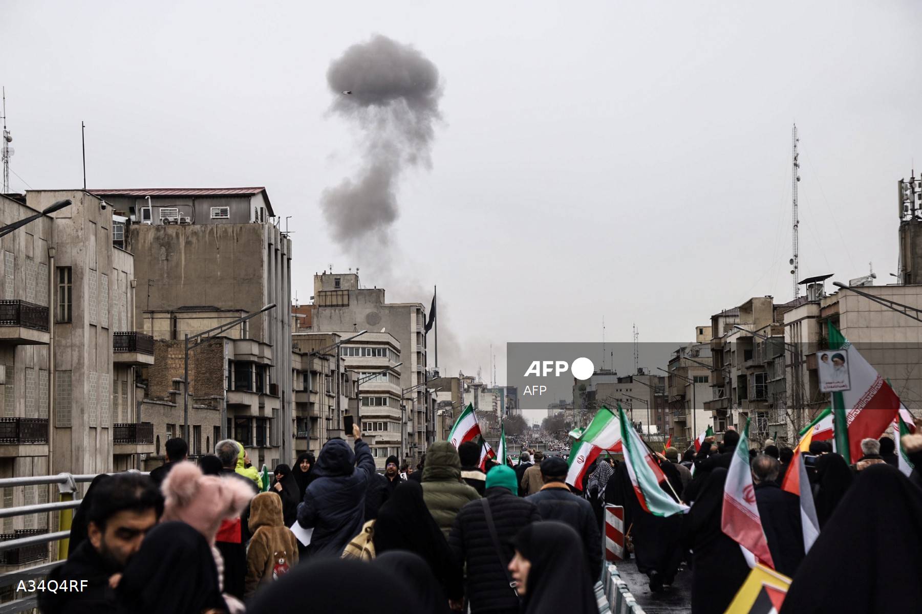 IRAN-ISRAEL-US-WAR-QUDS-DAY-RALLY Deadly blast rocks Iran as leaders attend rally in show of defiance