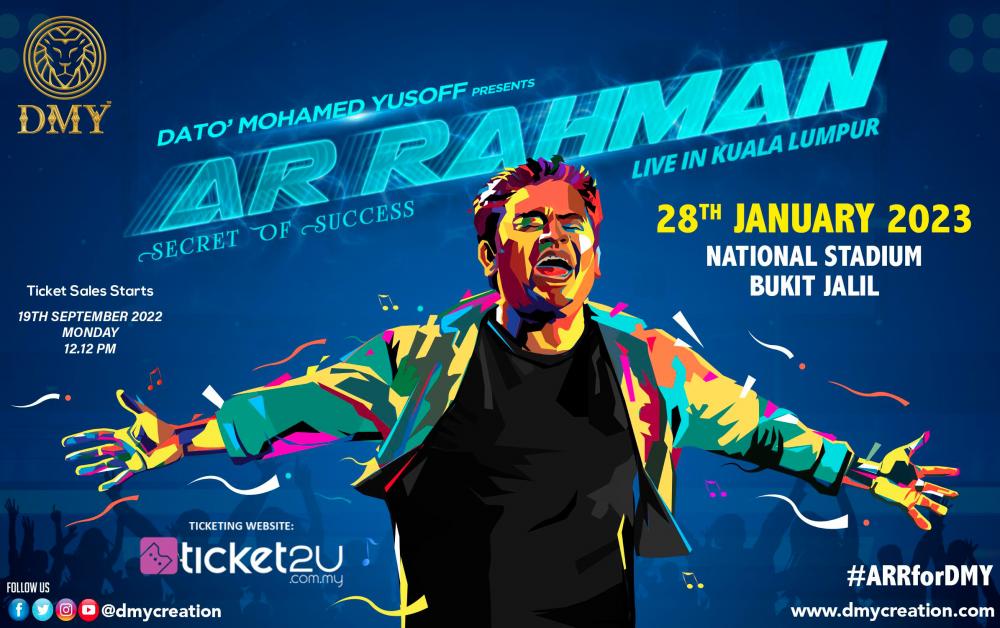 AR Rahman tampil dengan konsert memukau di Stadium Nasional Bukit Jalil AR Rahman tampil dengan konsert memukau di Stadium Nasional Bukit Jalil