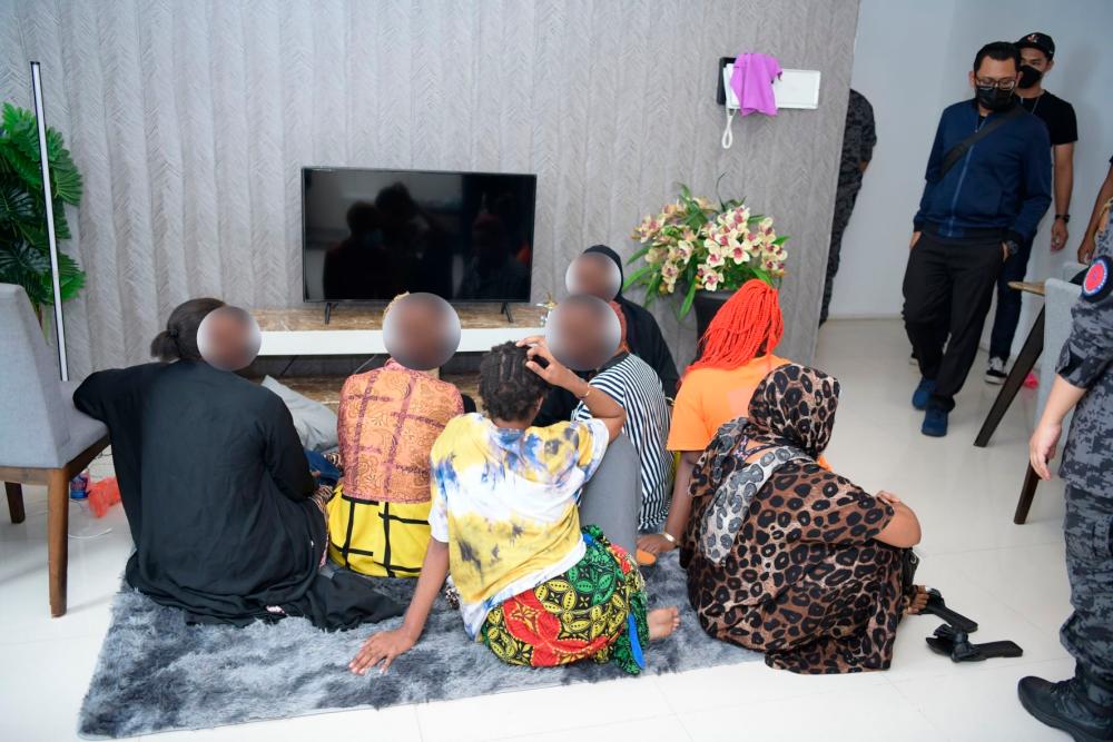 African prostitution ring busted with arrest of 10 foreigners in Cyberjaya