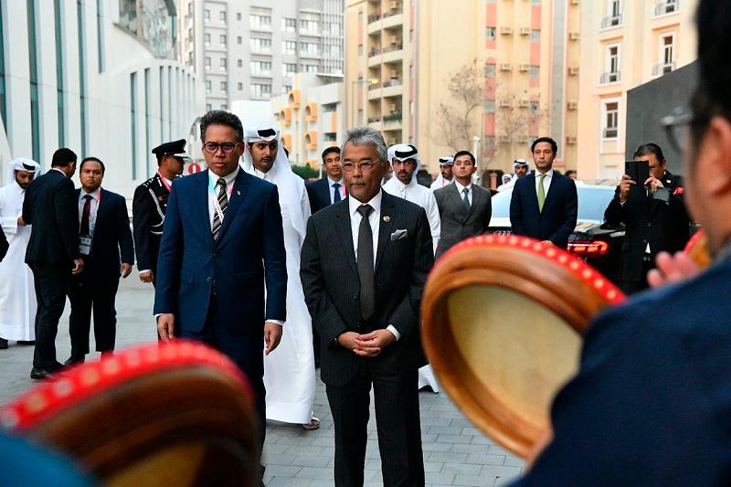 Agong berkenan ke Majlis Santapan bersama diaspora Malaysia di Qatar: Istana Negara Agong berkenan ke Majlis Santapan bersama diaspora Malaysia di Qatar: Istana Negara