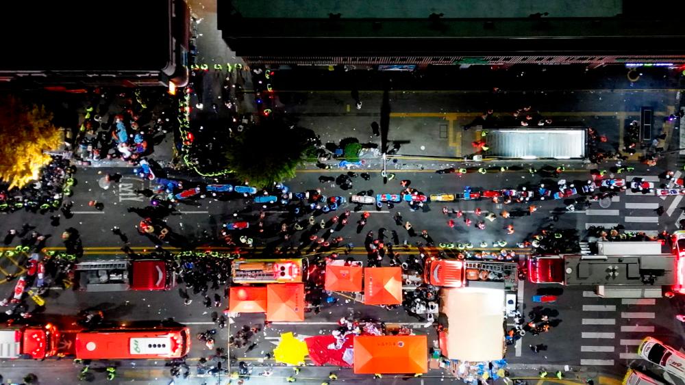 Angka kematian dalam tragedi rempuhan Itaewon cecah 154 termasuk 26 warga asing