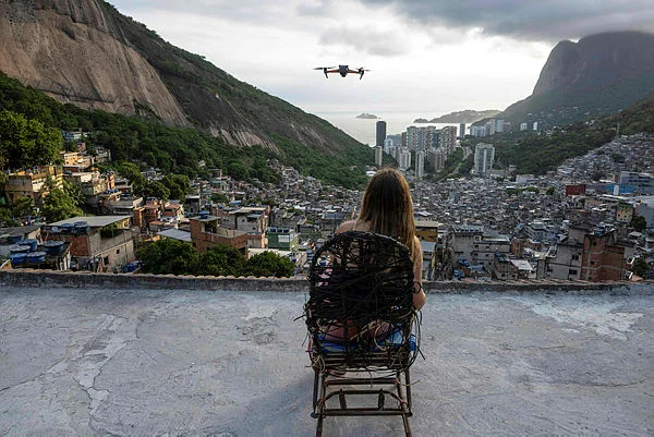 BRAZIL-TOURISM-ROCINHA-FAVELA Viral drone video fuels debate about Rio favela tourism
