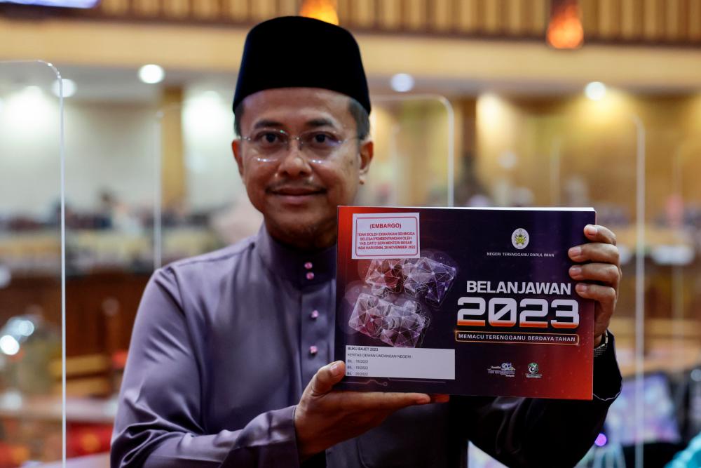 Bajet 2023 T’ganu fokus tiga teras memacu pembangunan negeri Bajet 2023 T’ganu fokus tiga teras memacu pembangunan negeri