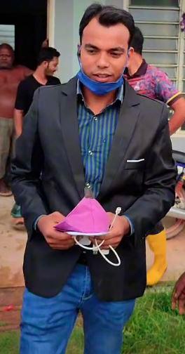 Bangladeshi spotted in dashing attire at his village hometown