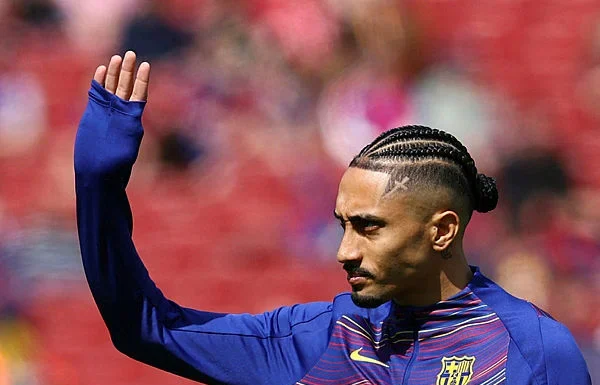 Barcelona's Raphinha ruled out of Champions League quarter-finals