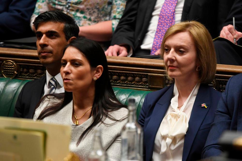 British prime minister contenders clash over tax cuts in TV debate