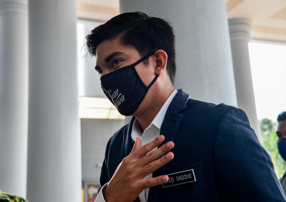 Court dismisses defence application for copy of witness statement in Syed Saddiq's case