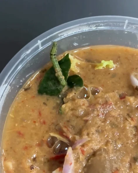 Customer horrified after finding live caterpillar in her laksa purchased from bazaar Customer horrified after finding live caterpillar in her laksa purchased from bazaar