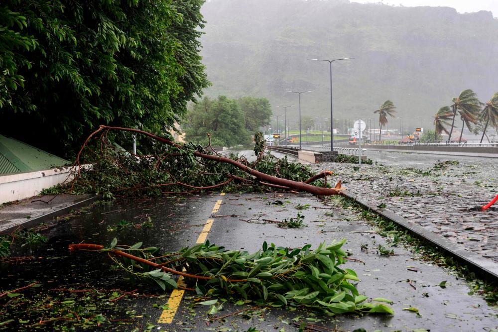 Cyclone Batsirai injures 12, strands ship in France’s La Reunion