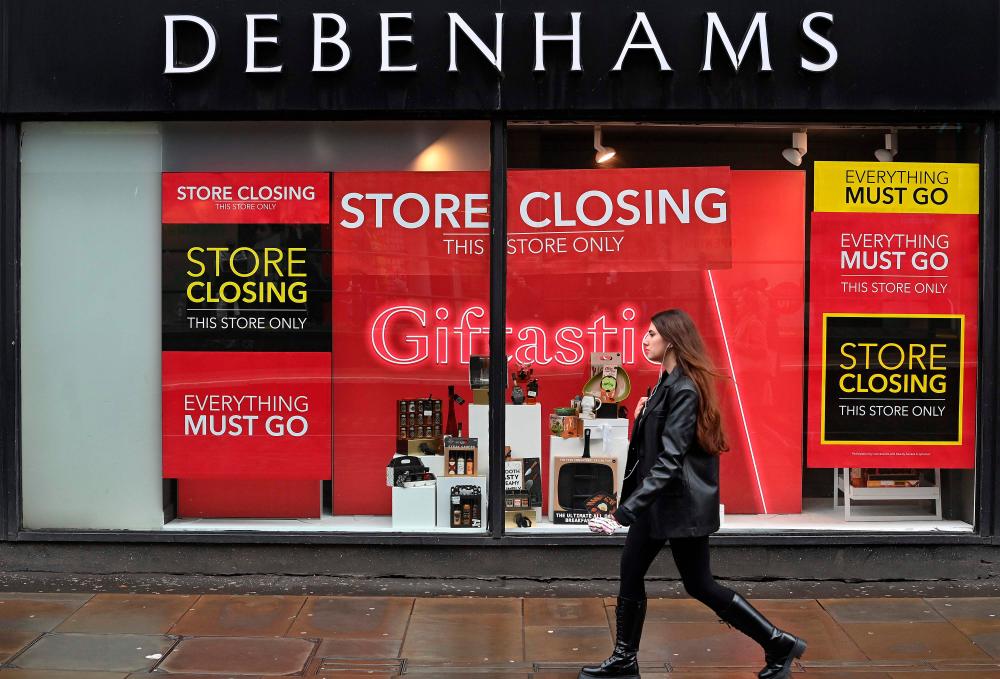 Debenhams to shut all stores, with loss of 12,000 jobs 