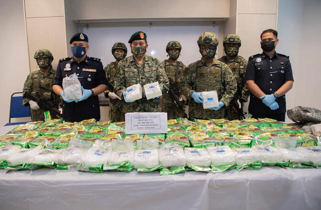 Eight Brigade seizes syabu worth over RM2 million on bank of Sungai Golok