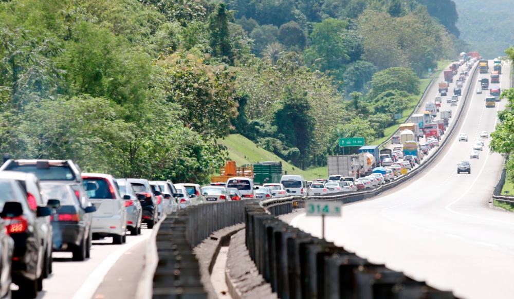 Emergency, left lanes of Tapah-Bidor stretch to be temporarily closed