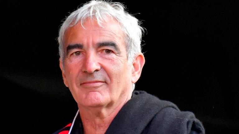 Ex-France coach Domenech gets a clown's welcome at Nantes
