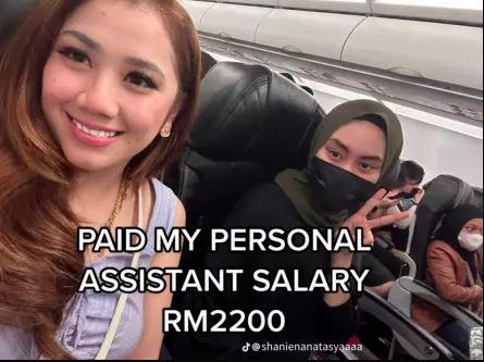Female influencer justifies PA’s salary of RM2,200 after netizens’ criticism