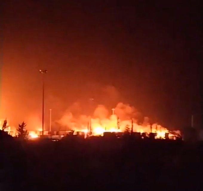 Fires erupt in Syriaâs Latakia Port following Israeli attack Fires erupt in Syriaâs Latakia Port following Israeli attack