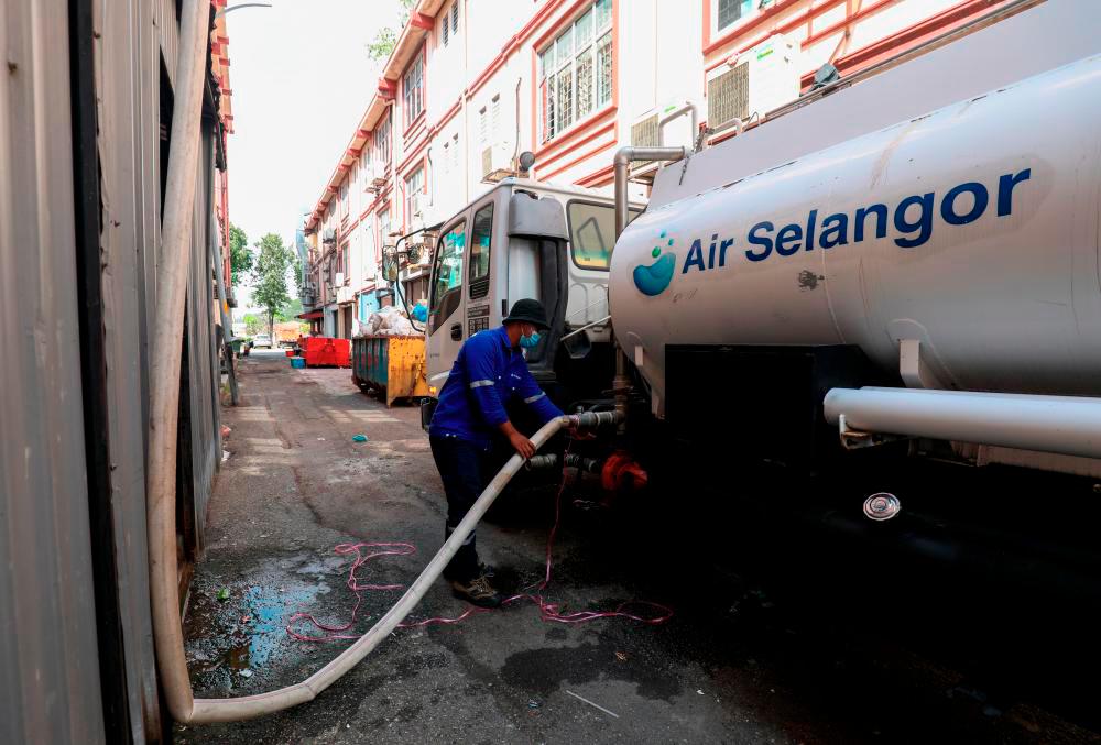 Gangguan bekalan air di 397 kawasan di Kuala Lumpur, Hulu Langat dan Petaling