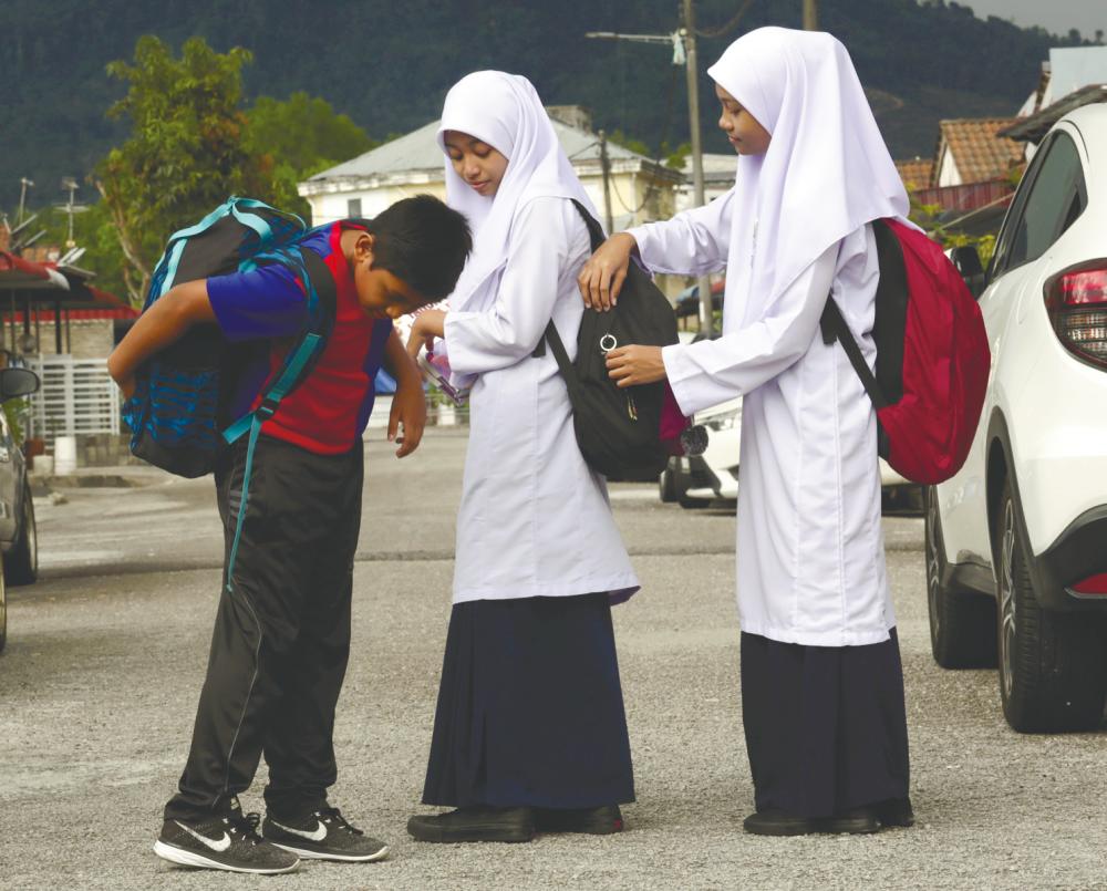 Heavy school bags a weighty issue
