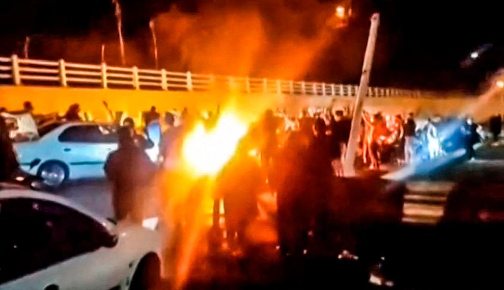 Iran airs clip of jail after fire, tells Biden to stop meddling Iran airs clip of jail after fire, tells Biden to stop meddling