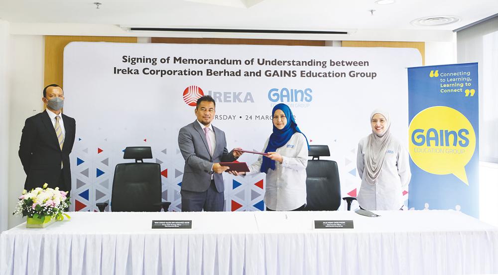 Ireka, Gains in MoU to develop educational campuses Ireka, Gains in MoU to develop educational campuses