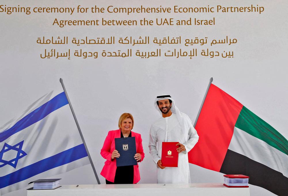 Israel signs UAE free trade deal, its first in Arab world Israel signs UAE free trade deal, its first in Arab world