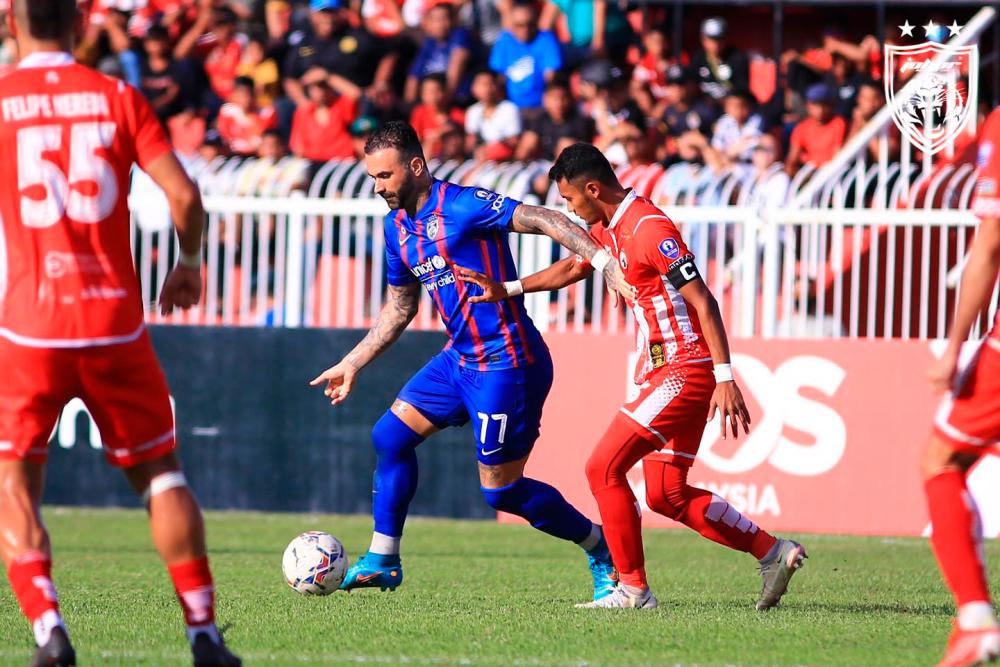 JDT II sekat hajat Kelantan FC kutip tiga mata penuh di laman sendiri