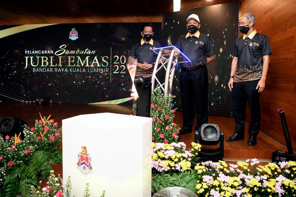 KL City Golden Jubilee on Feb 1, 2022 â Shahidan