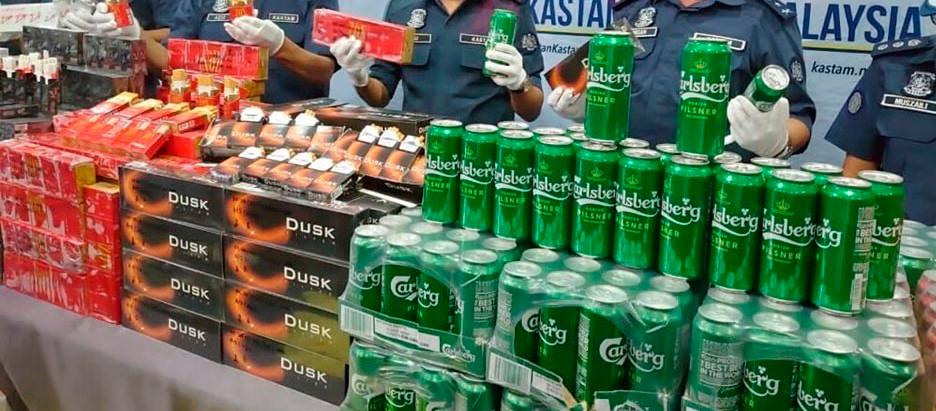 Kastam gagalkan aktiviti penyeludupan hampir RM40 juta